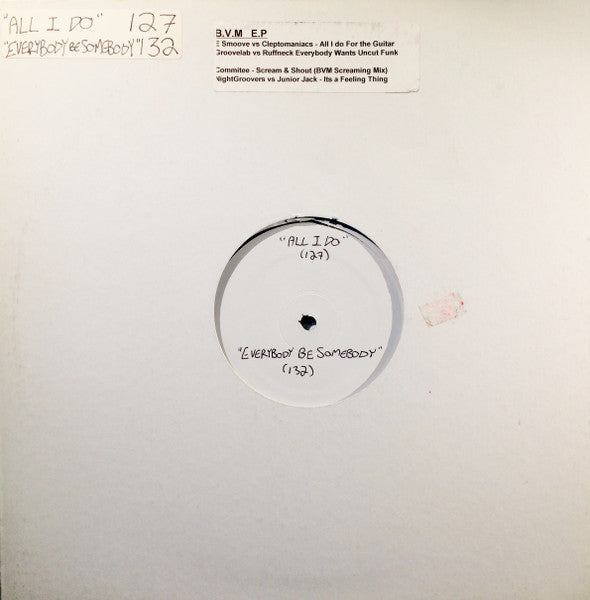 Various : B.V.M EP (12", EP, Unofficial, W/Lbl)