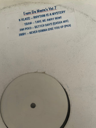 Various : From Da Masta's Vol 7 (12", Unofficial, W/Lbl)
