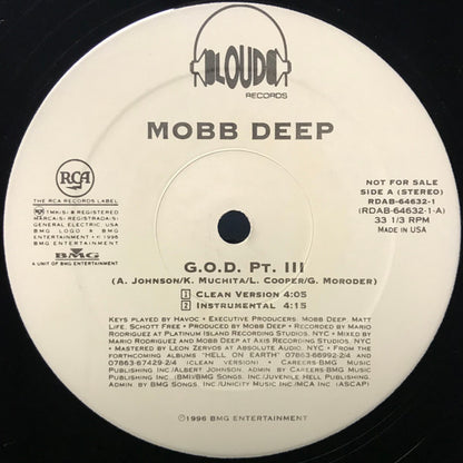 Mobb Deep : G.O.D. Pt. III (12", Promo)