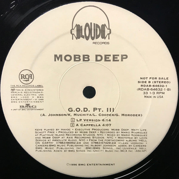 Mobb Deep : G.O.D. Pt. III (12", Promo)