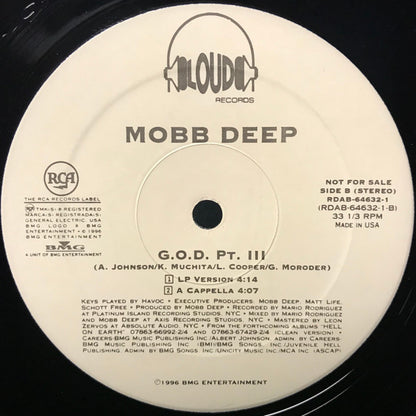 Mobb Deep : G.O.D. Pt. III (12", Promo)