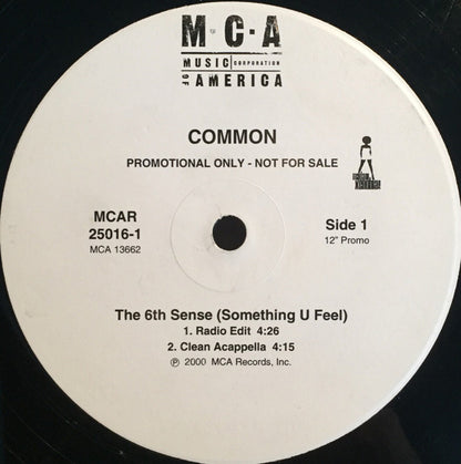 Common : The 6th Sense (Something U Feel) (12", Promo)