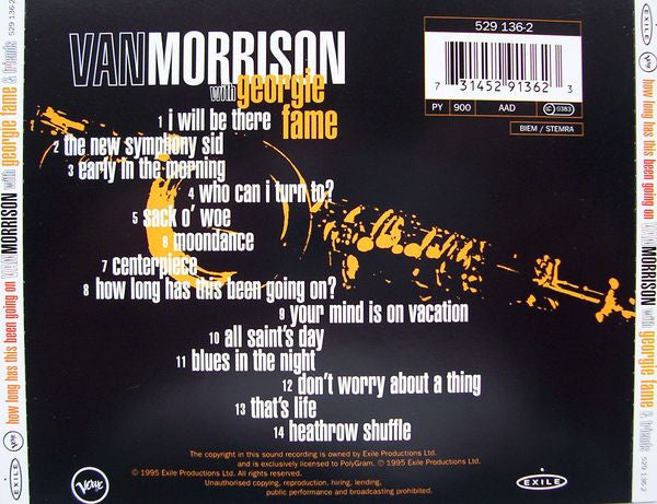 Van Morrison With Georgie Fame & Various : How Long Has This Been Going On (CD, Album)