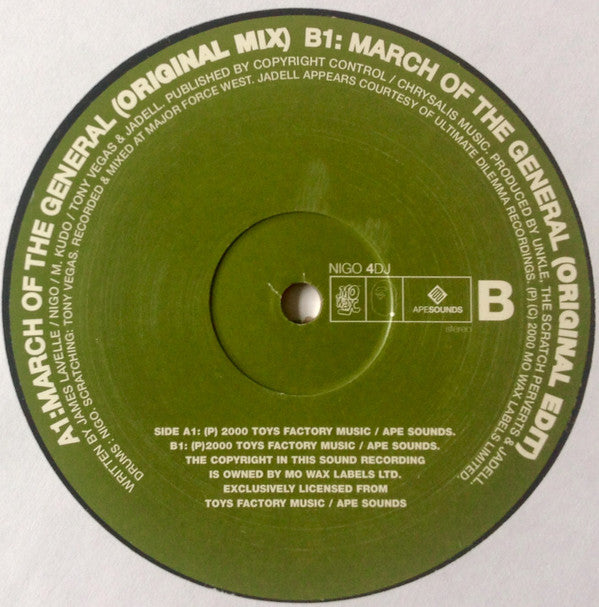 Nigo : March Of The General (12", Promo)