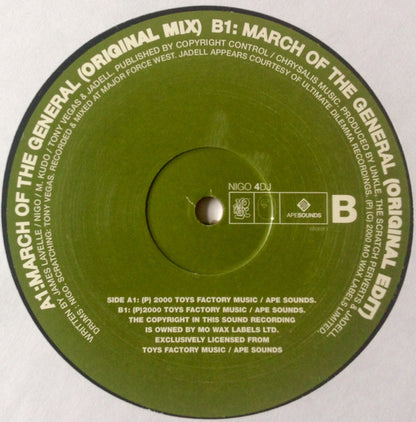 Nigo : March Of The General (12", Promo)