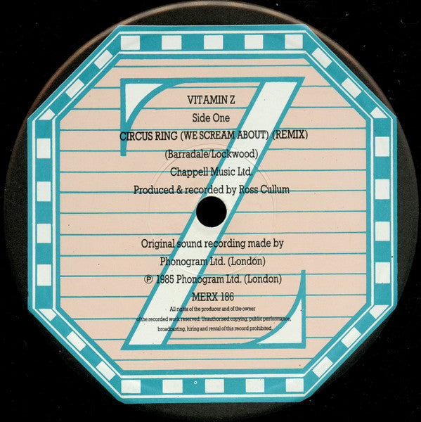 Vitamin Z : Circus Ring (We Scream About) Remix (12")