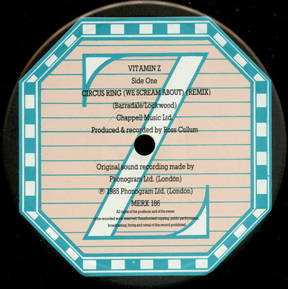 Vitamin Z : Circus Ring (We Scream About) Remix (12")