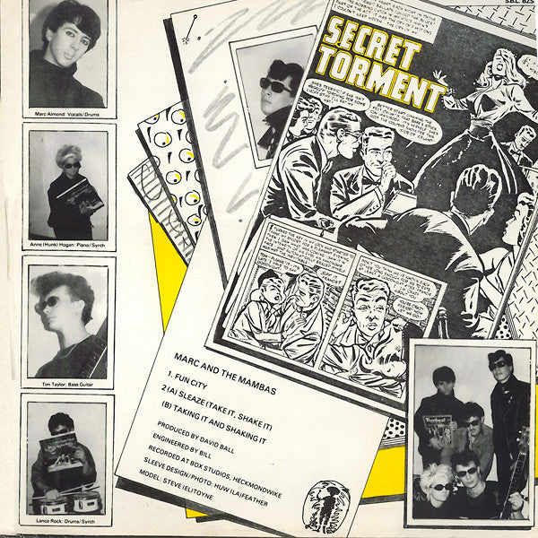 Marc And The Mambas : Fun City / Sleaze (Take It, Shake It) (12")
