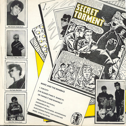 Marc And The Mambas : Fun City / Sleaze (Take It, Shake It) (12")