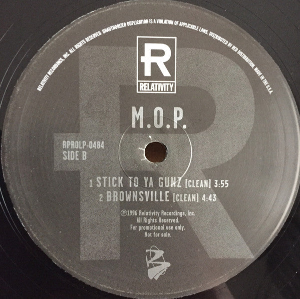 M.O.P. : Stick To Ya Gunz / Brownsville (12", Promo)
