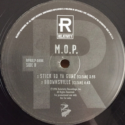 M.O.P. : Stick To Ya Gunz / Brownsville (12", Promo)
