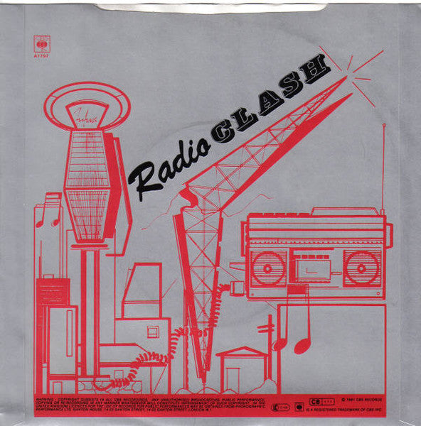 The Clash : Radio Clash (7", Single)