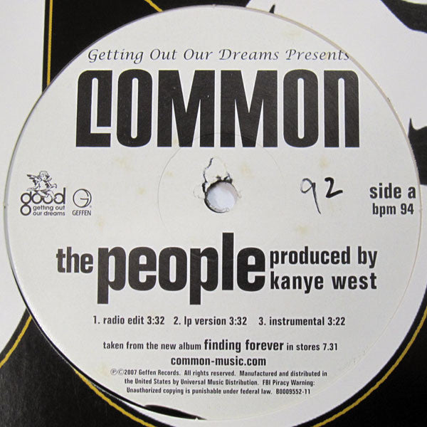 Common : The People / The Game (12")