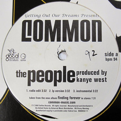 Common : The People / The Game (12")