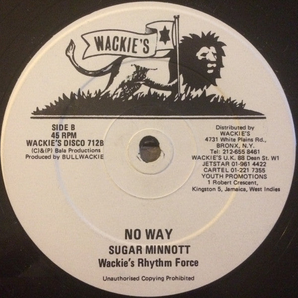 Sugar Minnott* : Tek A Set (12", Bla)