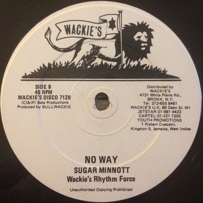 Sugar Minnott* : Tek A Set (12", Bla)