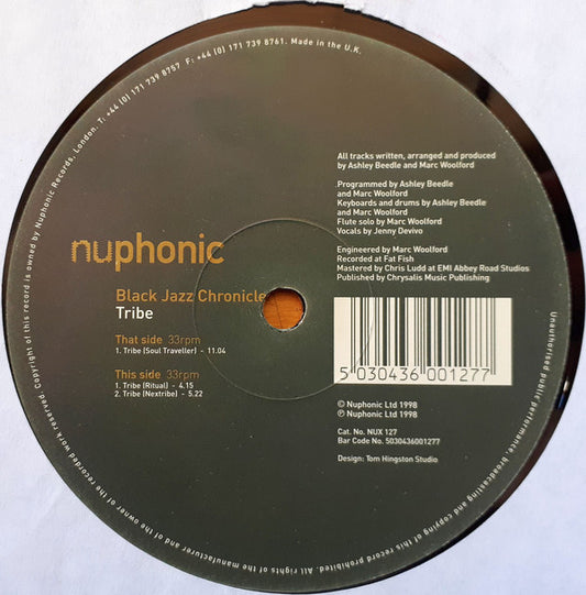 Black Jazz Chronicles : Tribe (12")
