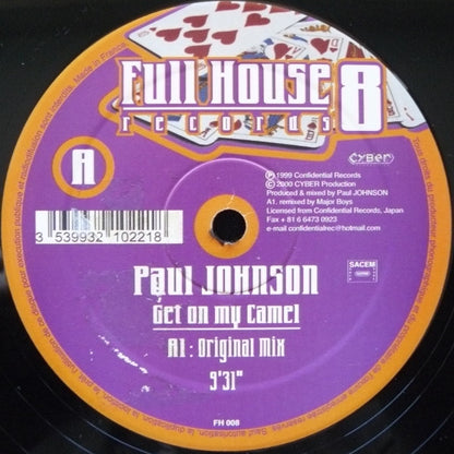 Paul Johnson : Get On My Camel (12")