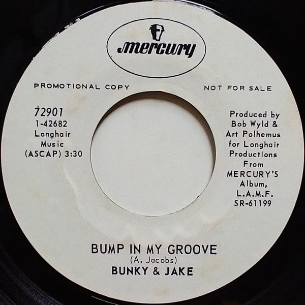 Bunky And Jake : Uncle Henry's Basement / Bump In My Groove (7", Single, Promo)