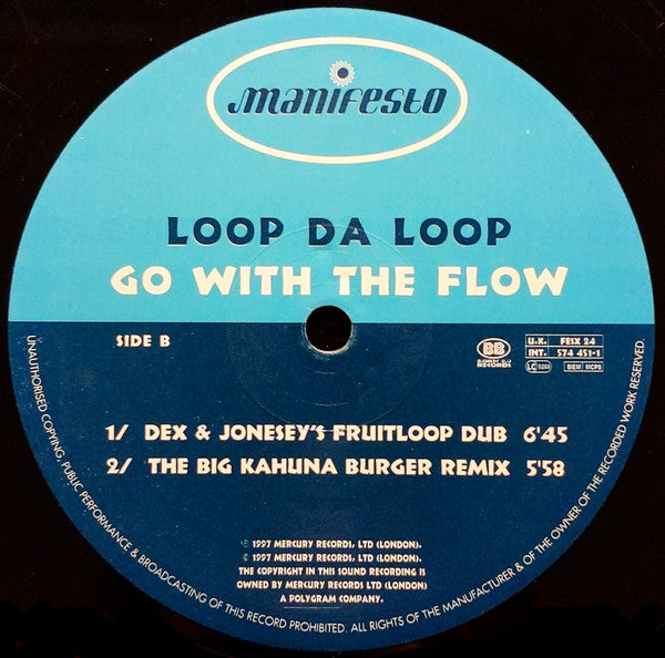 Loop Da Loop : Go With The Flow (12")