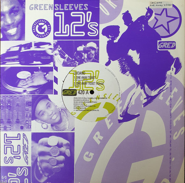 Luciano (2) : One Away Ticket (12")