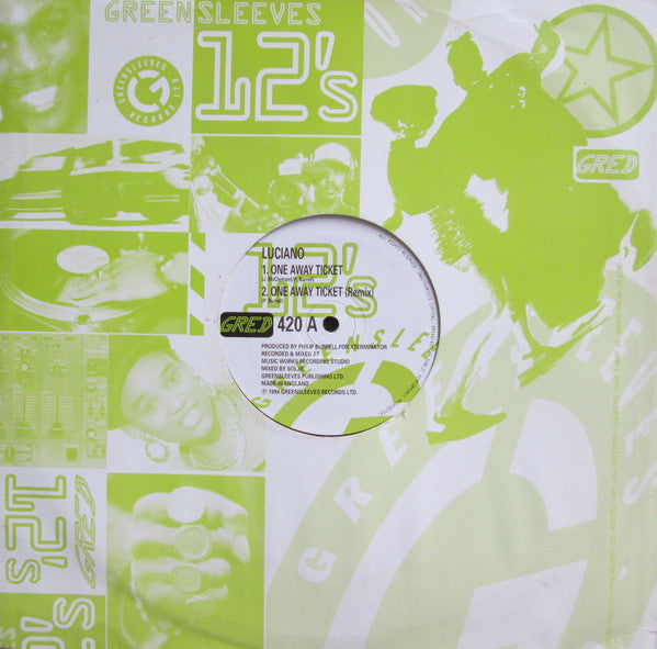 Luciano (2) : One Away Ticket (12")