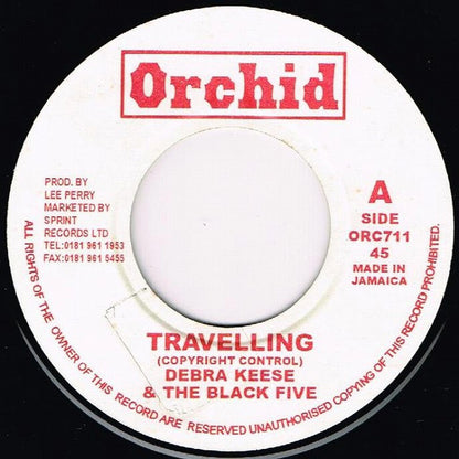 Debra Keese & The Black Five / The Upsetters : Travelling / Nymbia Dub (7", RE)