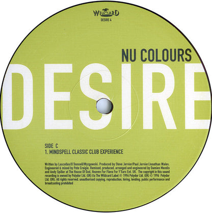 Nu Colours : Desire (The House Mixes) (2x12", Promo)