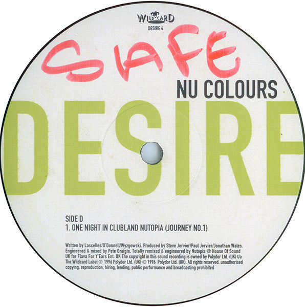 Nu Colours : Desire (The House Mixes) (2x12", Promo)