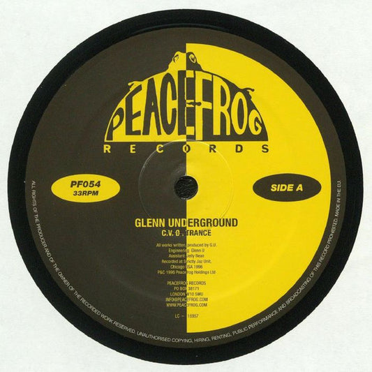 Glenn Underground : C.V.O. Trance (12", RE)