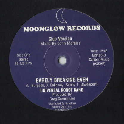 Universal Robot Band* : Barely Breaking Even (12", RM)