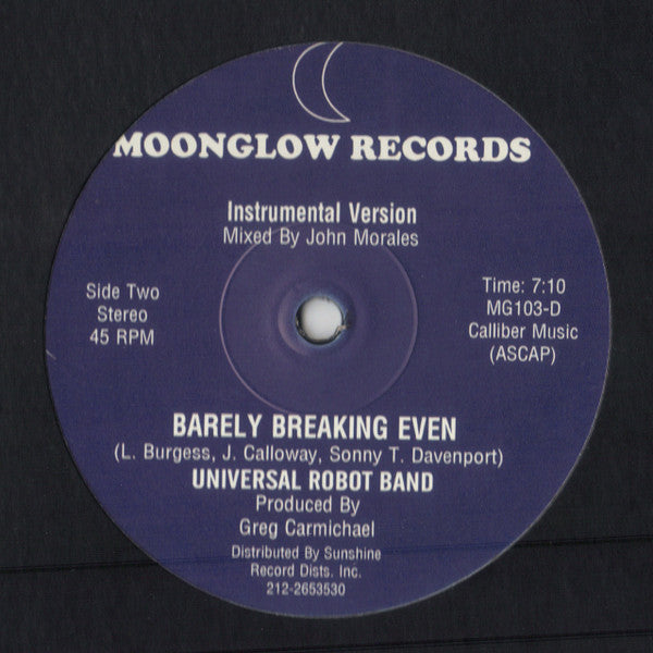 Universal Robot Band* : Barely Breaking Even (12", RM)
