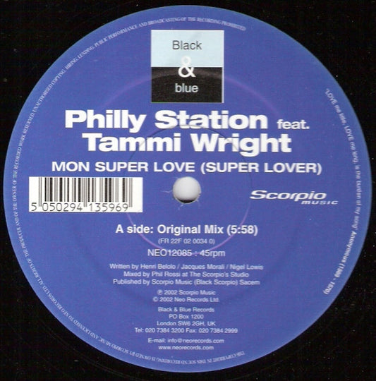 Philly Station Featuring Tammi Wright : Mon Super Love (Super Lover) (12")