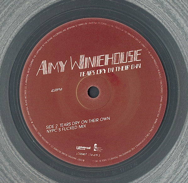 Amy Winehouse : Tears Dry On Their Own (7", Single, Ltd, Cle)