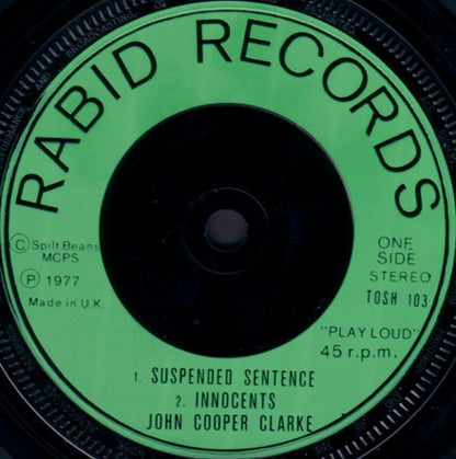 John Cooper Clark* : Innocents E.P. (7", EP, Ora)