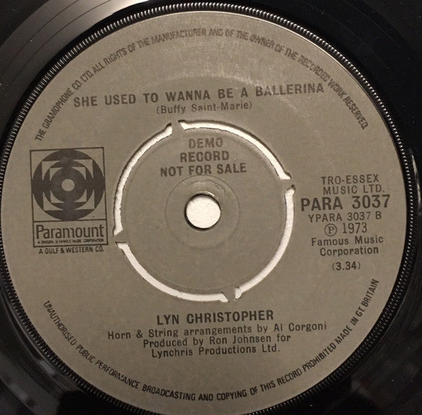 Lyn Christopher : Is Everybody Happy (7", Promo)