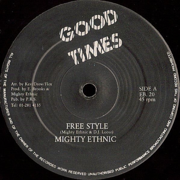 Mighty Ethnic* : Free Style (12")