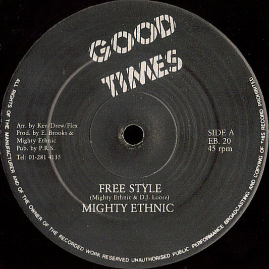 Mighty Ethnic* : Free Style (12")