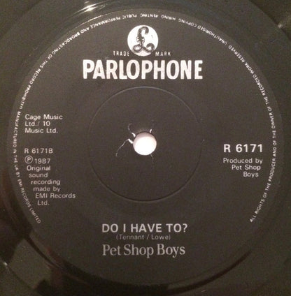 Pet Shop Boys : Always On My Mind (7", Single, Dam)
