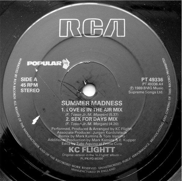 KC Flightt : Summer Madness (12")