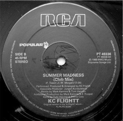 KC Flightt : Summer Madness (12")