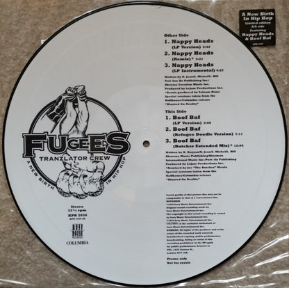 Fugees : Nappy Heads / Boof Baf (12", Pic, Promo)
