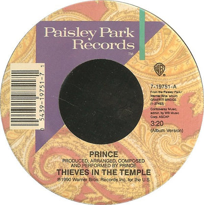 Prince : Thieves In The Temple (7", Single)