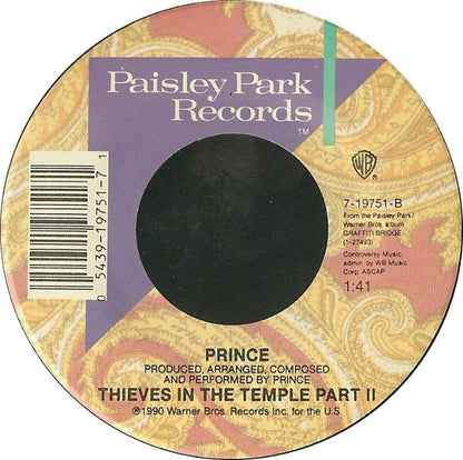 Prince : Thieves In The Temple (7", Single)