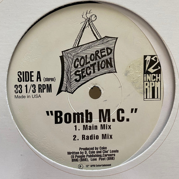 Colored Section : Bomb M.C. (12")
