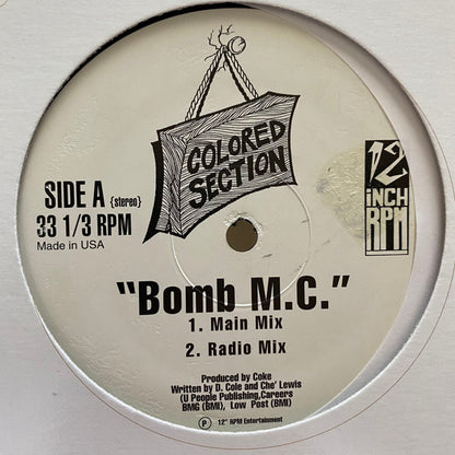Colored Section : Bomb M.C. (12")
