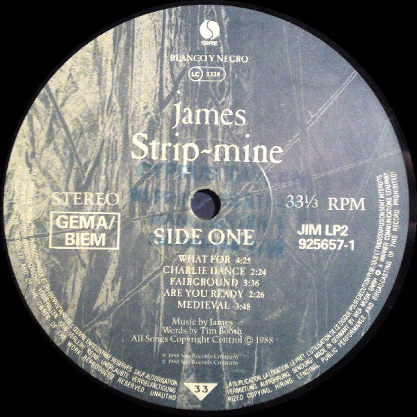James : Strip-mine (LP, Album)