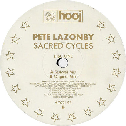 Pete Lazonby : Sacred Cycles (12", 1/2)