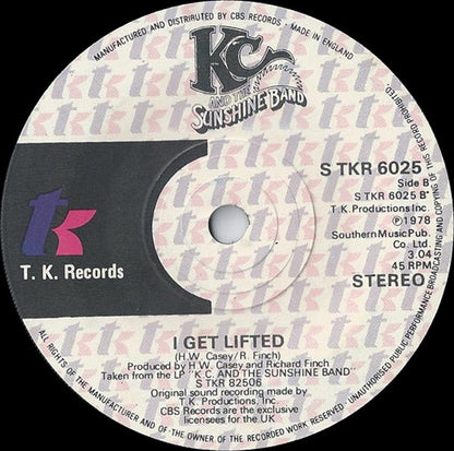 KC And The Sunshine Band* : Boogie Shoes (7", Single)