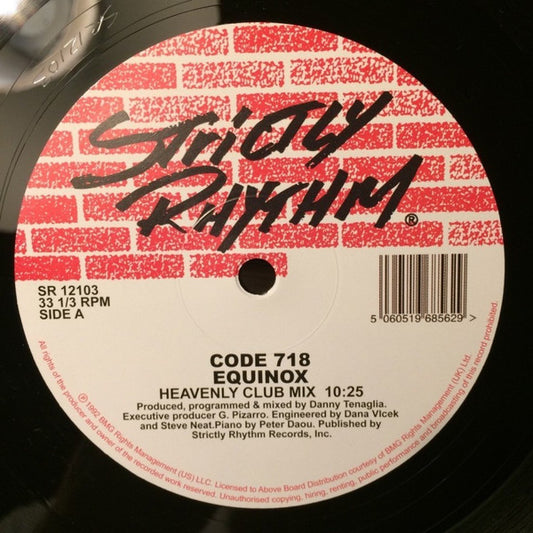 Code 718 : Equinox (12", RE)
